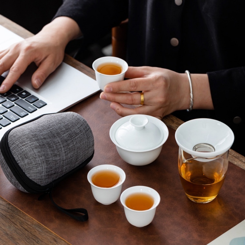 Korean Tea Set - Портативный китайский чайный набор для кунг-фу:
