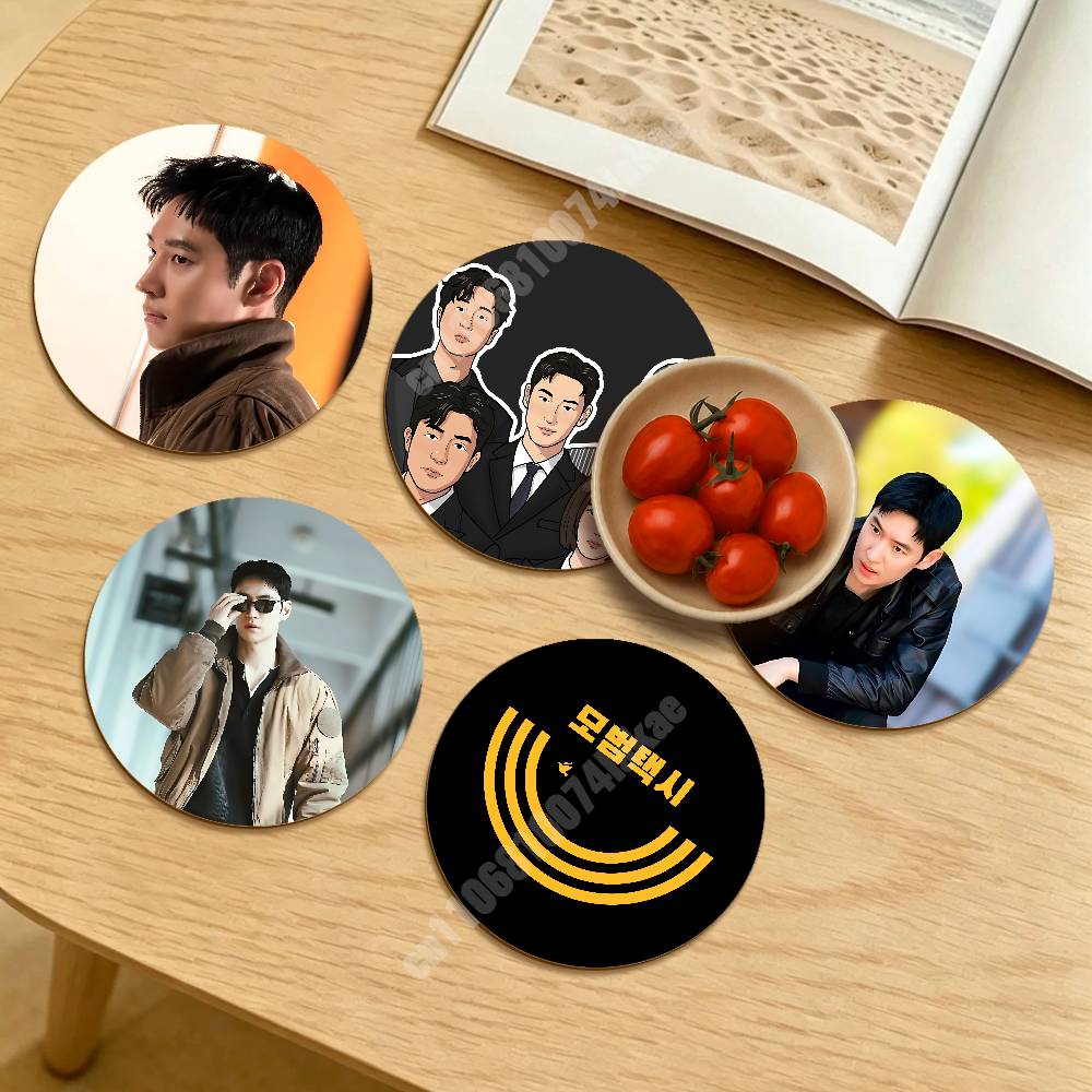 Lifestyle Korean Drama - Круглая подставка для кружки с изображением