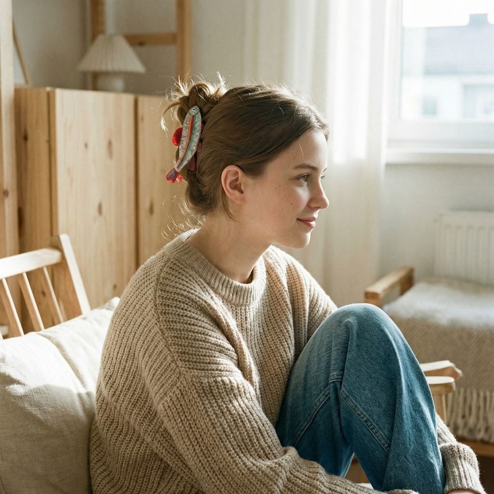 Заколка для волос в виде морск – обзор и цена Korean Women Lifestyle