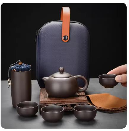 Дорожный чайный набор из фиоле – обзор и цена Korean Tea Set