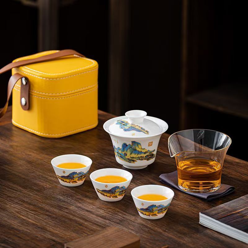 Дорожный чайный набор из белог – обзор и цена Korean Tea Set